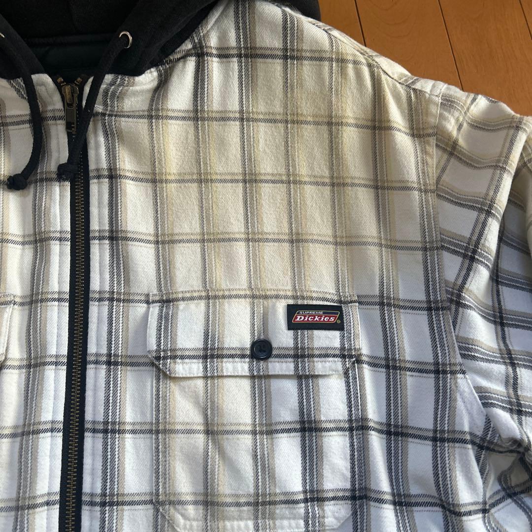 ジャケット・アウター Supreme Dickies Plaid Hooded Zip Shirt