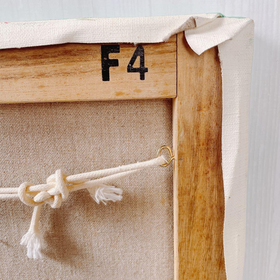 【油彩画】 「ダイビングショップ」 F4号 油絵