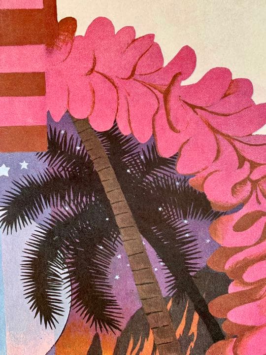 David  TWAハワイアン販ビンテージ オリジナルポスター