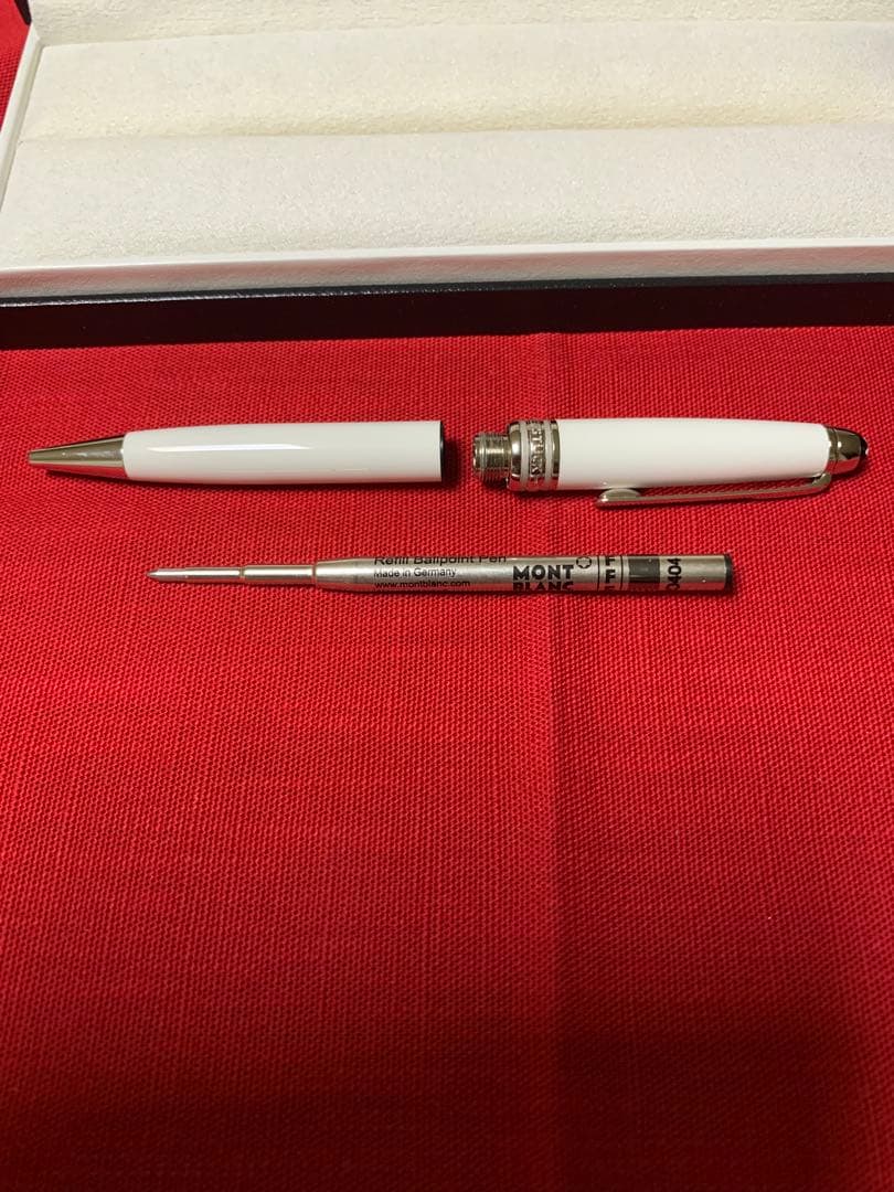 MONTBLANC マイスターシュテュック ホワイトソリテール　ボールペン