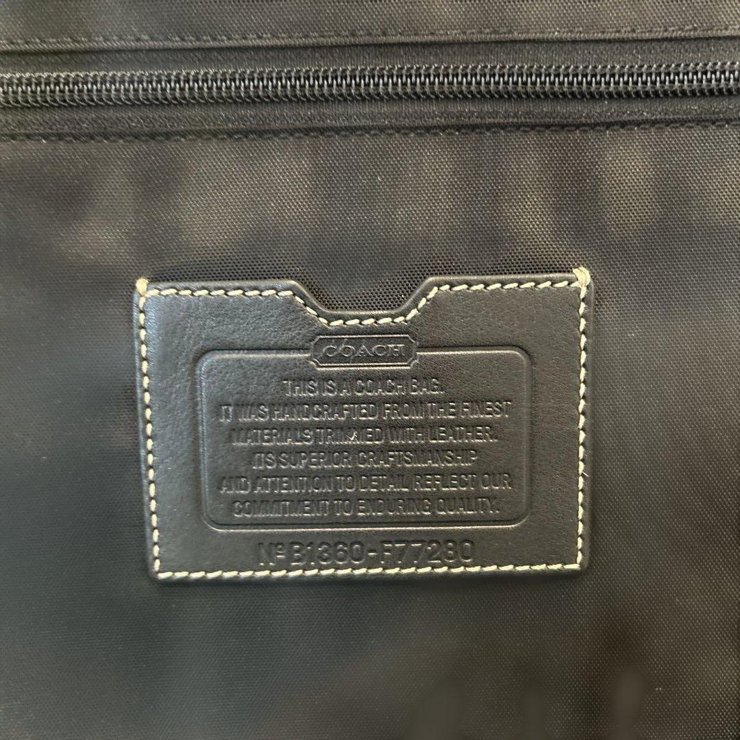 超美品　COACH モノグラム キャリーケース グレー/ブラック