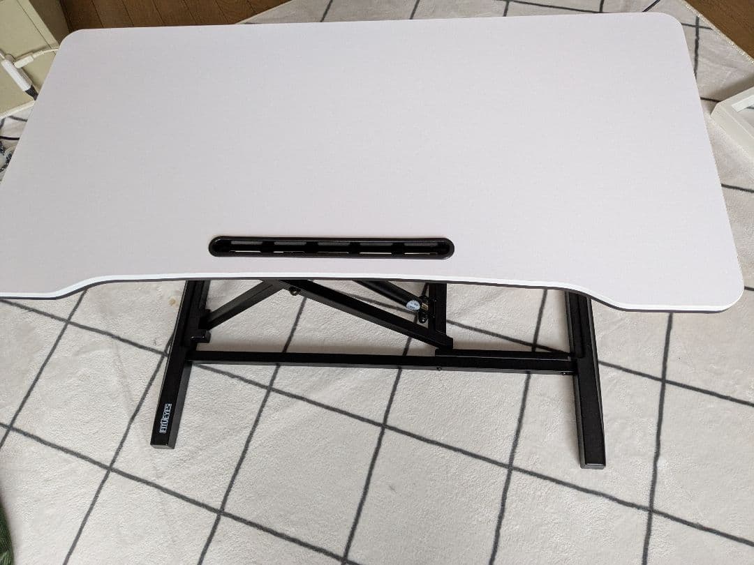 卓上スタンディングデスク　ガス昇降