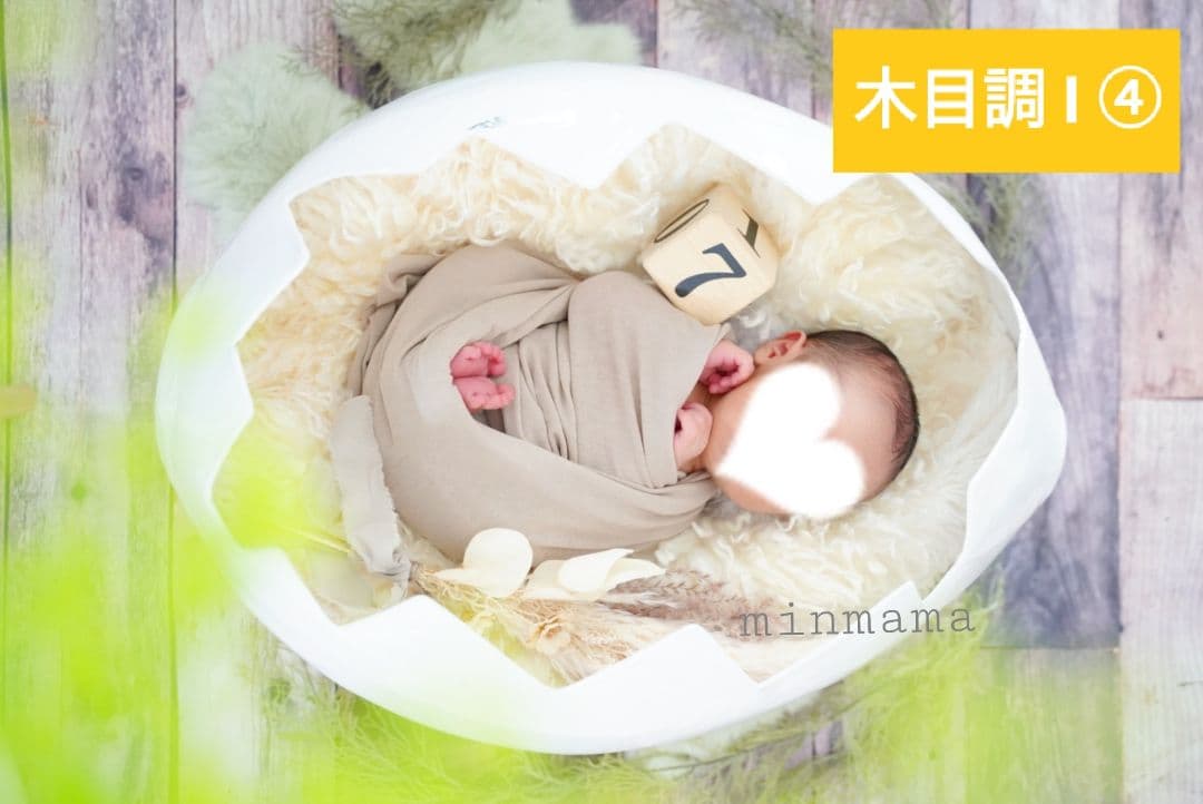 背景布　【　フラワーMIX C　】　サンプル　ニューボーンフォトなどに♪