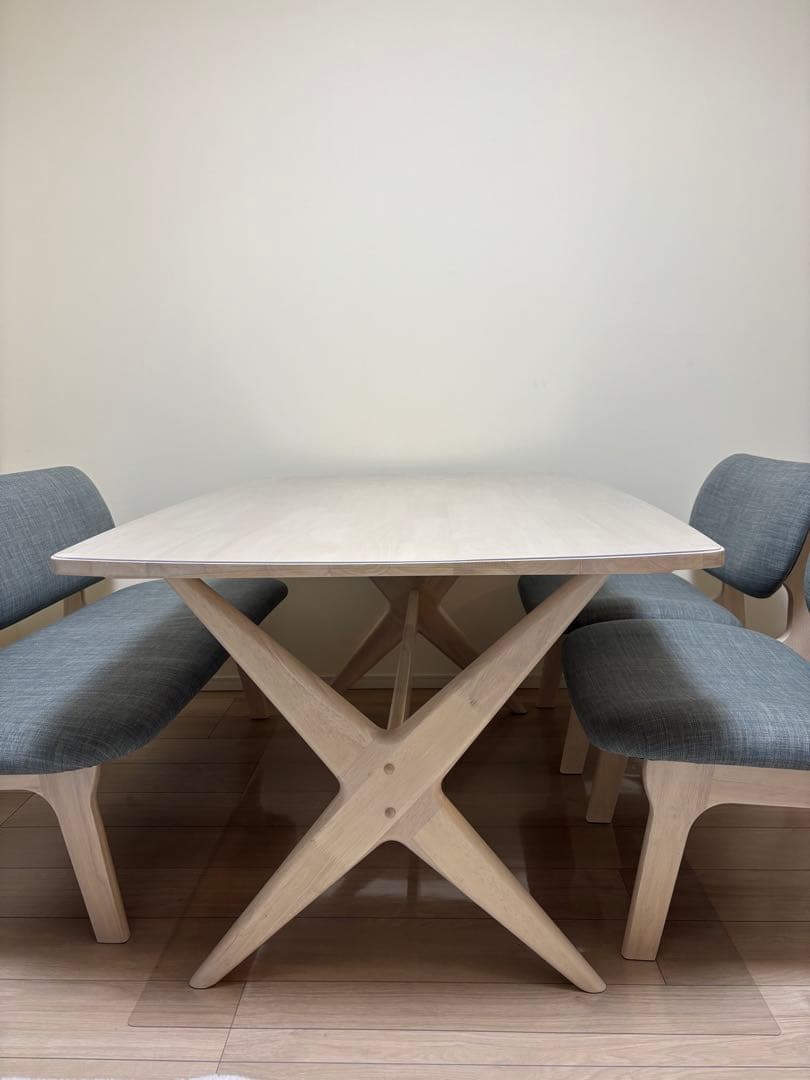 【引取り可能】リビングダイニングテーブル4点セット