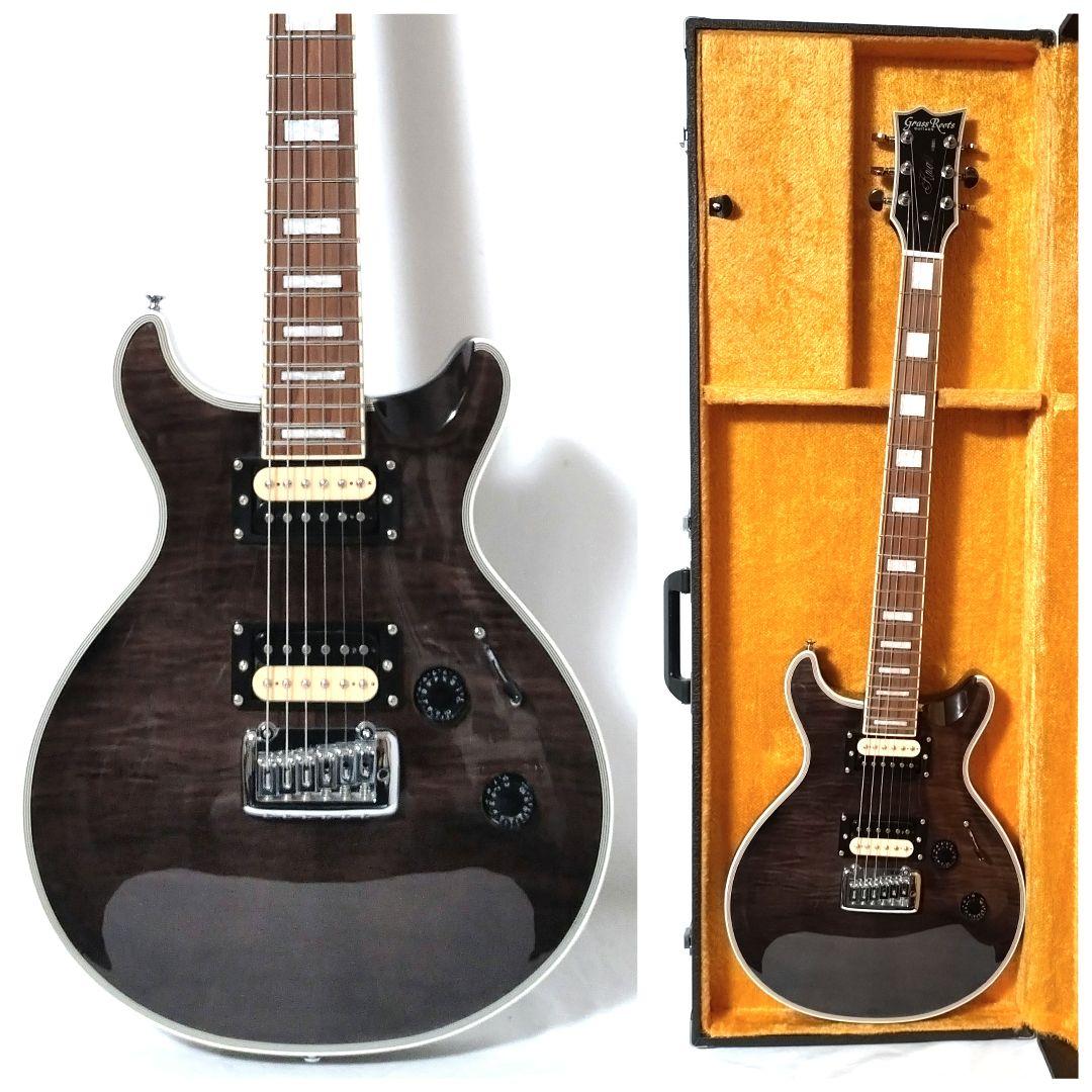 極美品　グラスルーツ　G-KT-CTM　フレイムメイプル　ハードケース付き