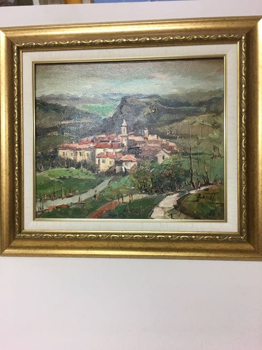 絵画 油絵 ヨーロッパ絵画フランス画家バセツテイー作品