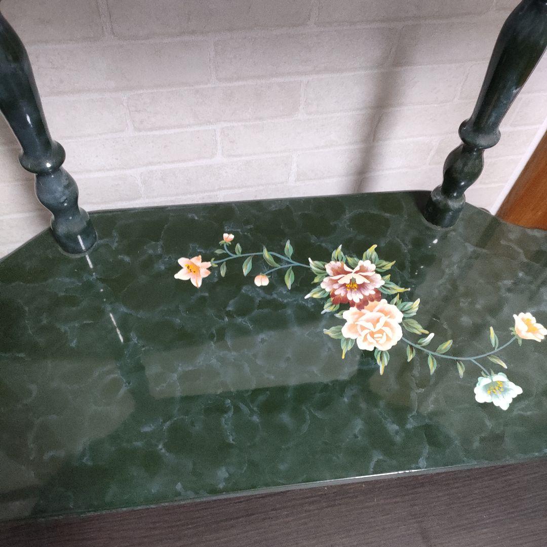 アンティーク コンソールテーブル サイドテーブル 花台 飾台 飾棚 イタリア家具