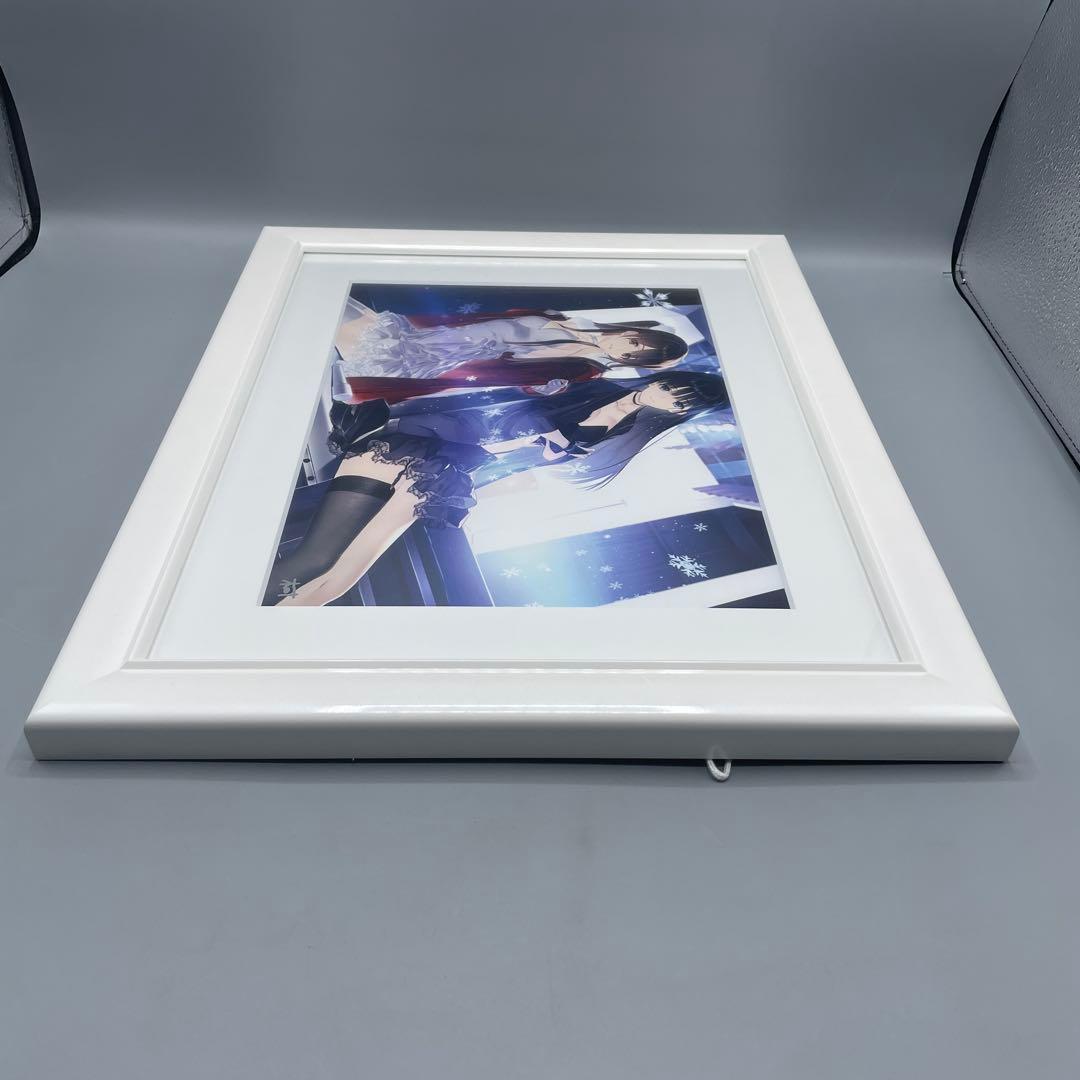 WHITE ALBUM2 なかむらたけし 箔押しサイン入り描き下ろし複製原画