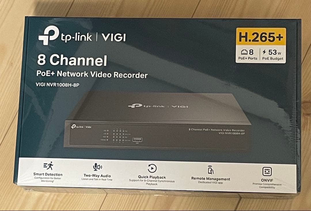 TP Link VIGI 8ch ネットワークビデオレコーダー