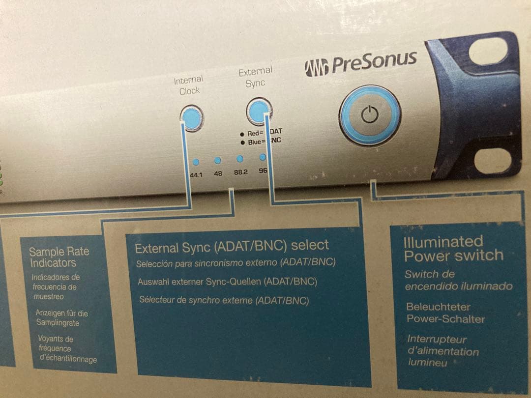 配信機器・PA機器・レコーディング機器 Presonus DIGIMAX DP88 8ch MicPre adat