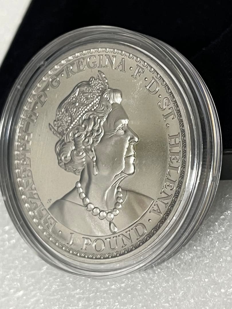 2021　セントヘレナ 　ウナとライオン 　ゴールドブラックエンパイア　 