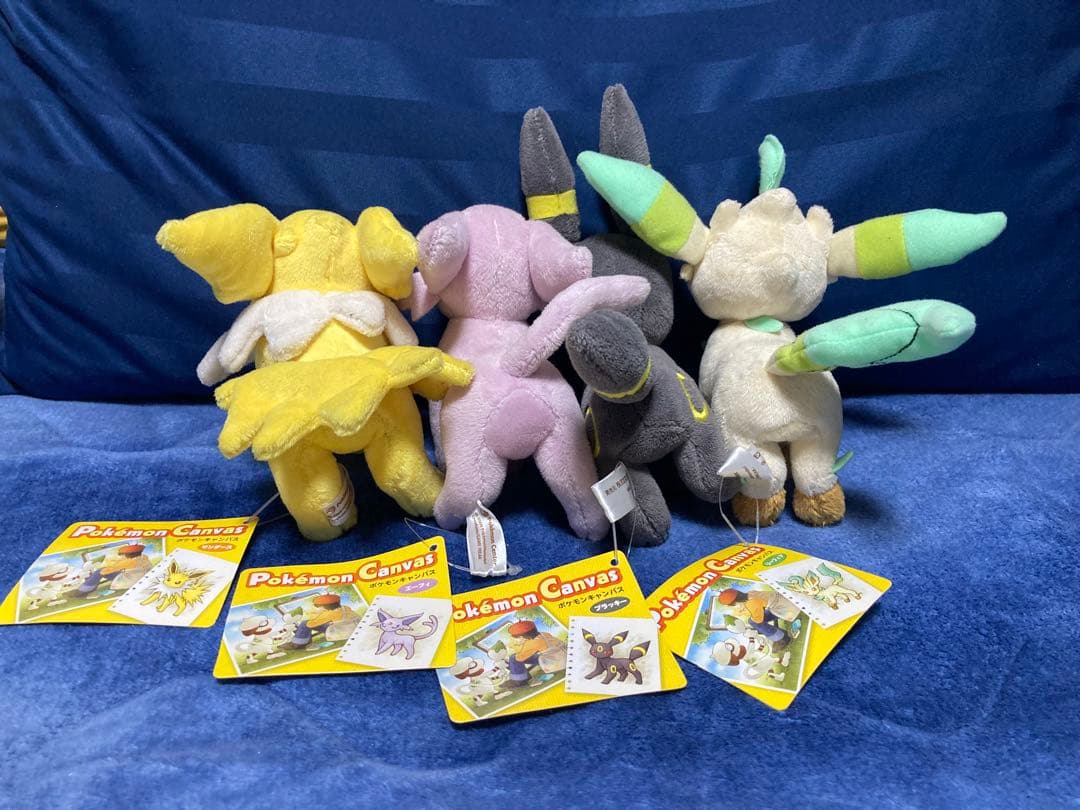 ポケモンセンター　キャンバス　ぬいぐるみ　タグ付き　4点セット