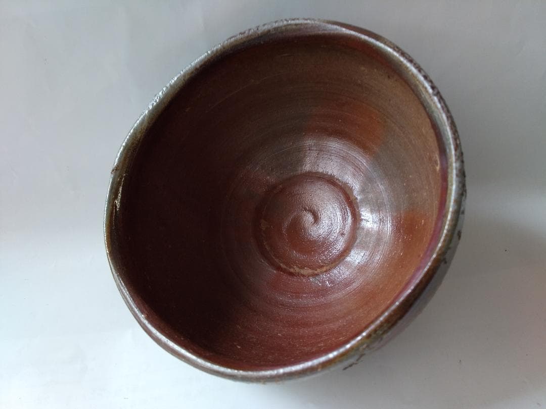 備前焼 小西陶古 作 茶碗 共箱 茶器 抹茶碗 美品 です。