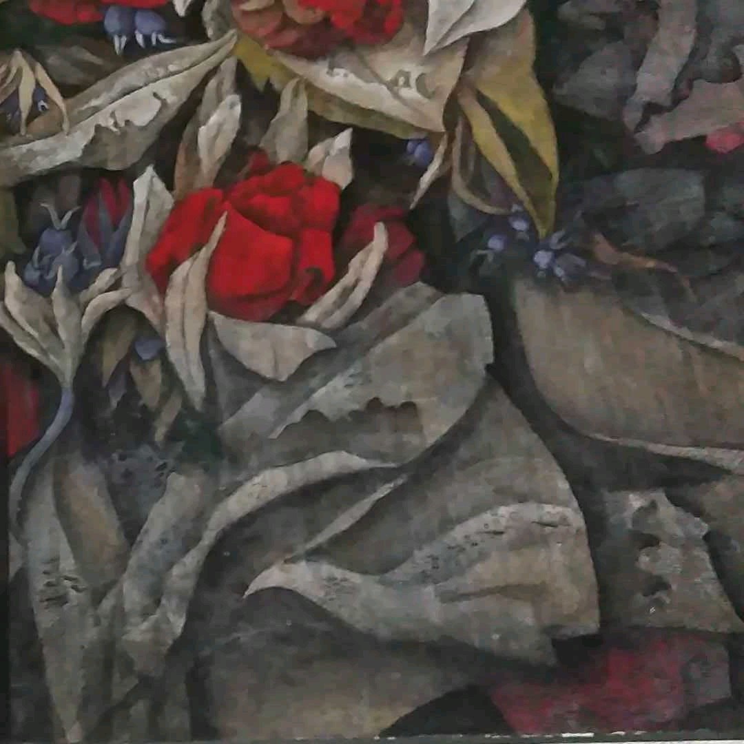 日本画(41)　番外編　カンナ