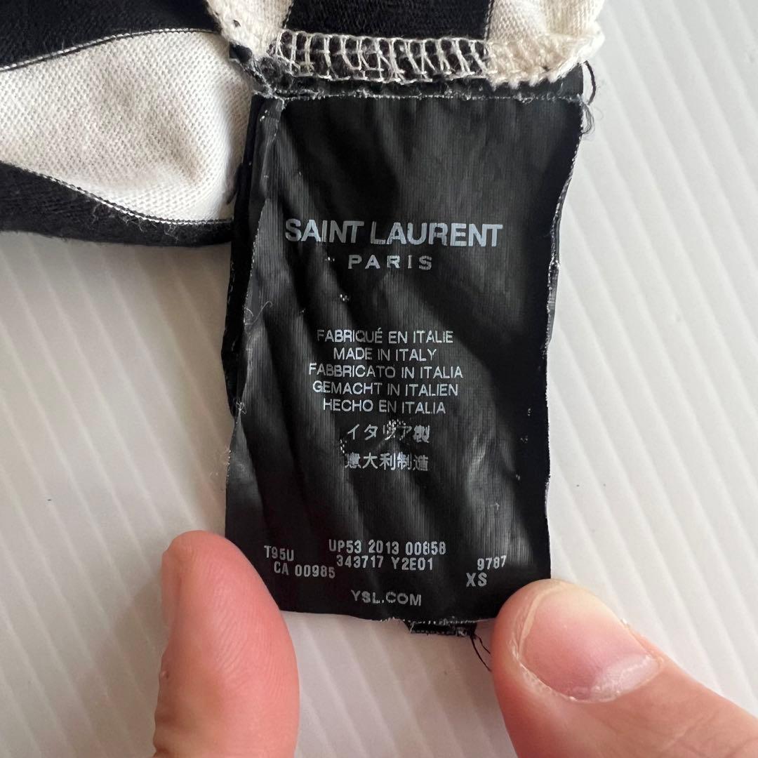 SAINT LAURENT PARIS ボーダーTシャツ