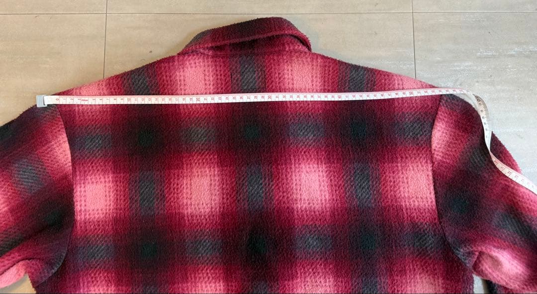 supreme チェックカバーオール風シャツジャケット