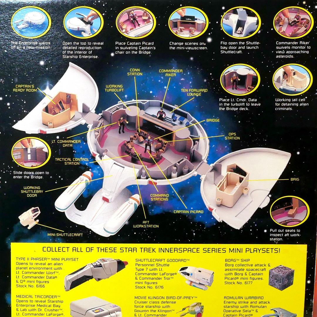 「スタートレック」ミニプレイセット（ミニジオラマ）　ＵＳＳエンタープライズＤ