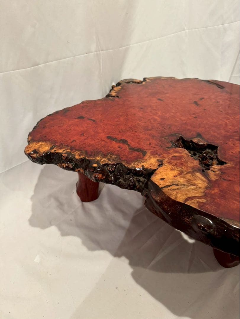 花梨　かりん　座卓　アンティーク　一枚板