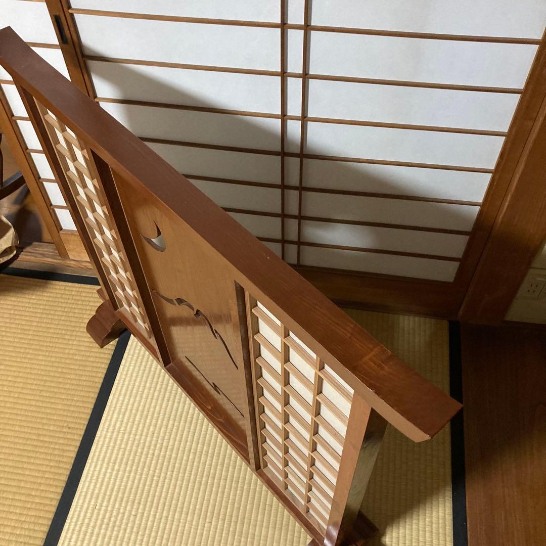 衝立　障子　間仕切り　軽量　玄関　コンパクト　小型