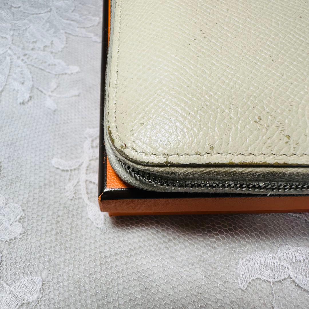 エルメス　アザップ　 シルクインコンパクト　ホワイトケース