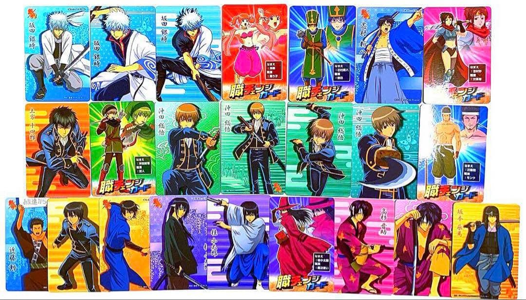 銀魂 クリアコレクション クリアカード カード 箔押し 大量 まとめ 銀時 等