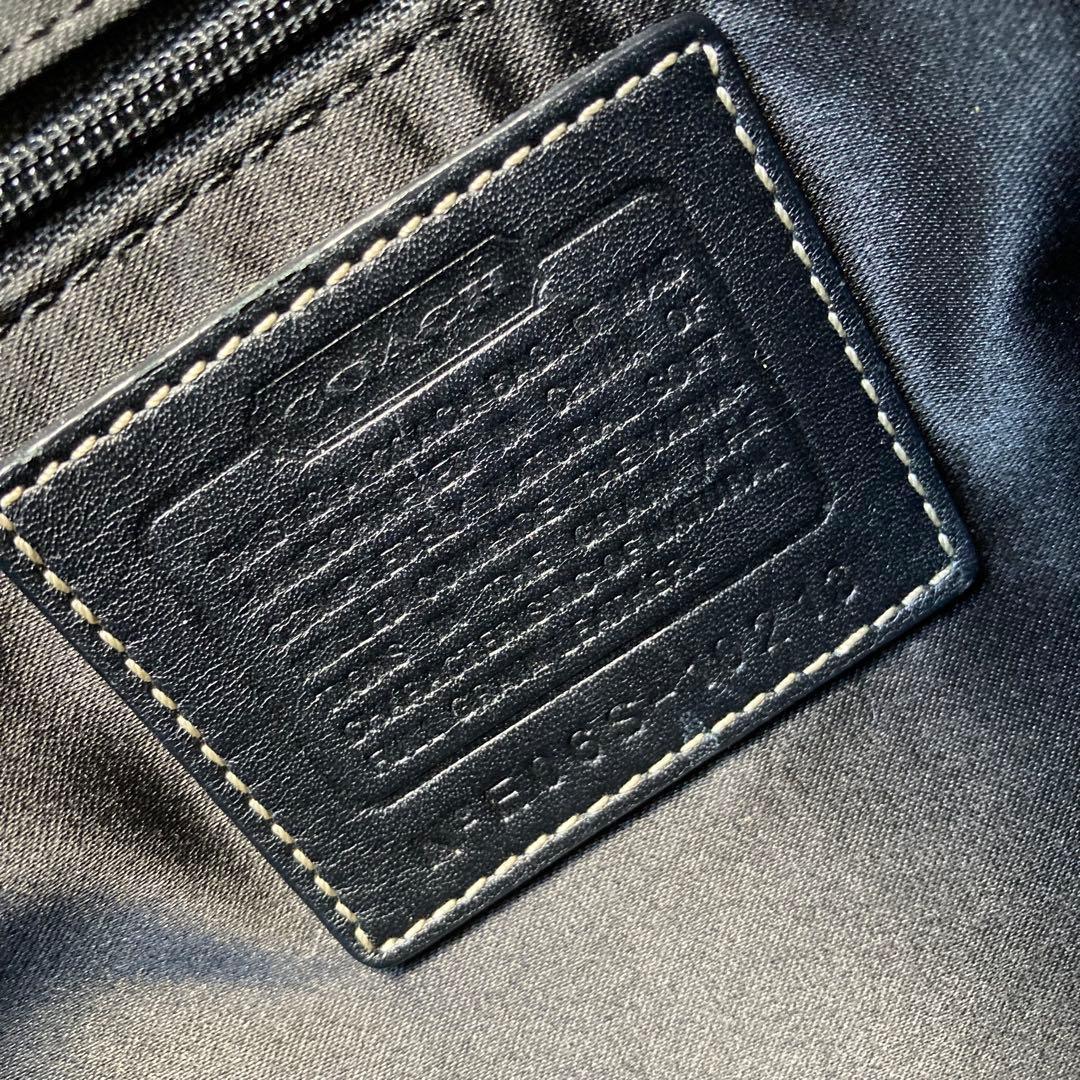 vintage coach old トンプソン ミニボストン キャリーオール 黒