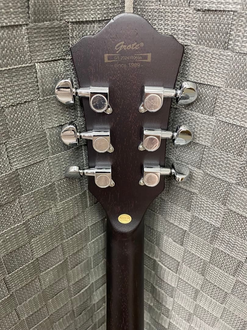 Grote P-90 セミホロウボディ エレキギター セミアコ