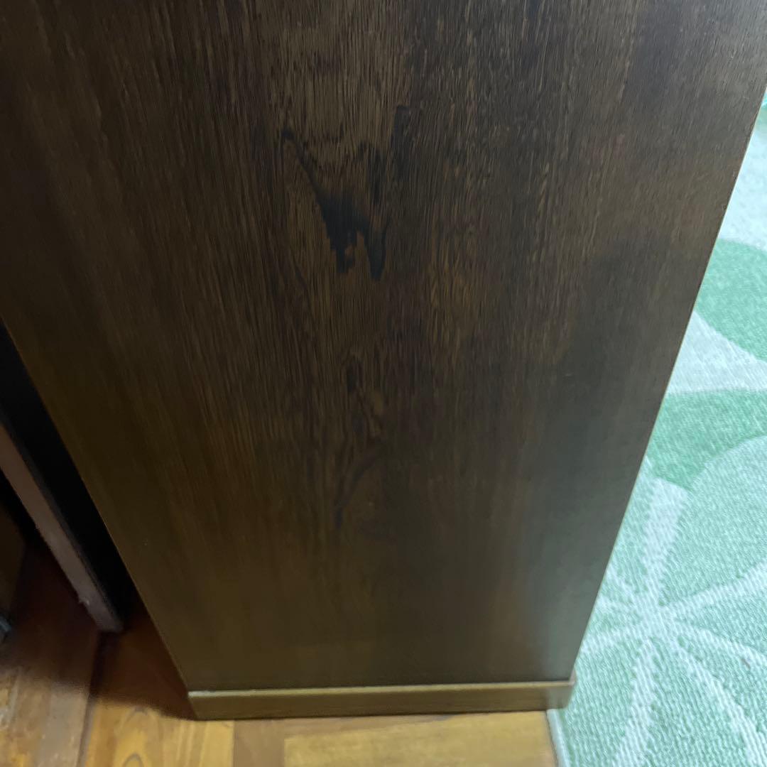 戸塚刺繍作品　クラシック木製チェスト 花柄装飾