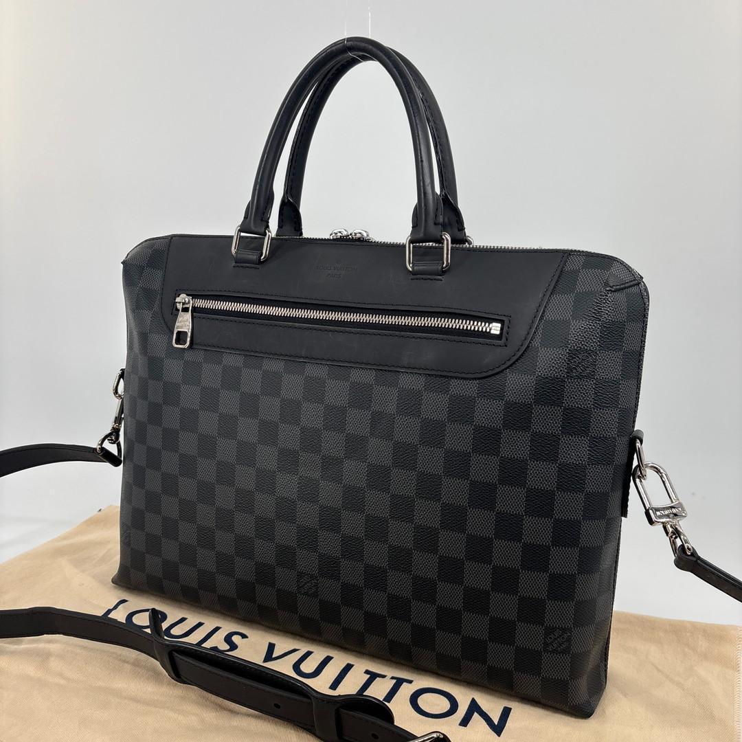 超極美品 ルイヴィトン ダミエグラフィット ポルトドキュマンジュール メンズ