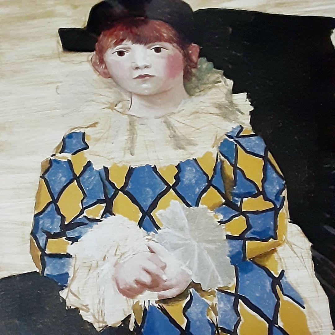 ピカソ・パブロ 《アルルカンに扮したパウロ》未開封 絵画