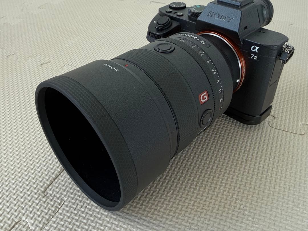 【美品】SONY FE 1.2/50 GM レンズ　プロテクター付き