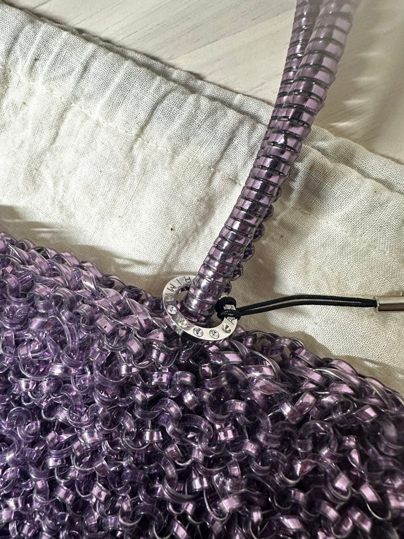 【チャーム付】アンテプリマ ANTEPRIMA スクエアラージ パープル