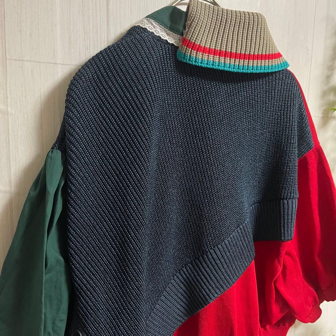 【極美品】kolor カラー デザインシャツ 変形　トップス　ポロシャツ　完売品