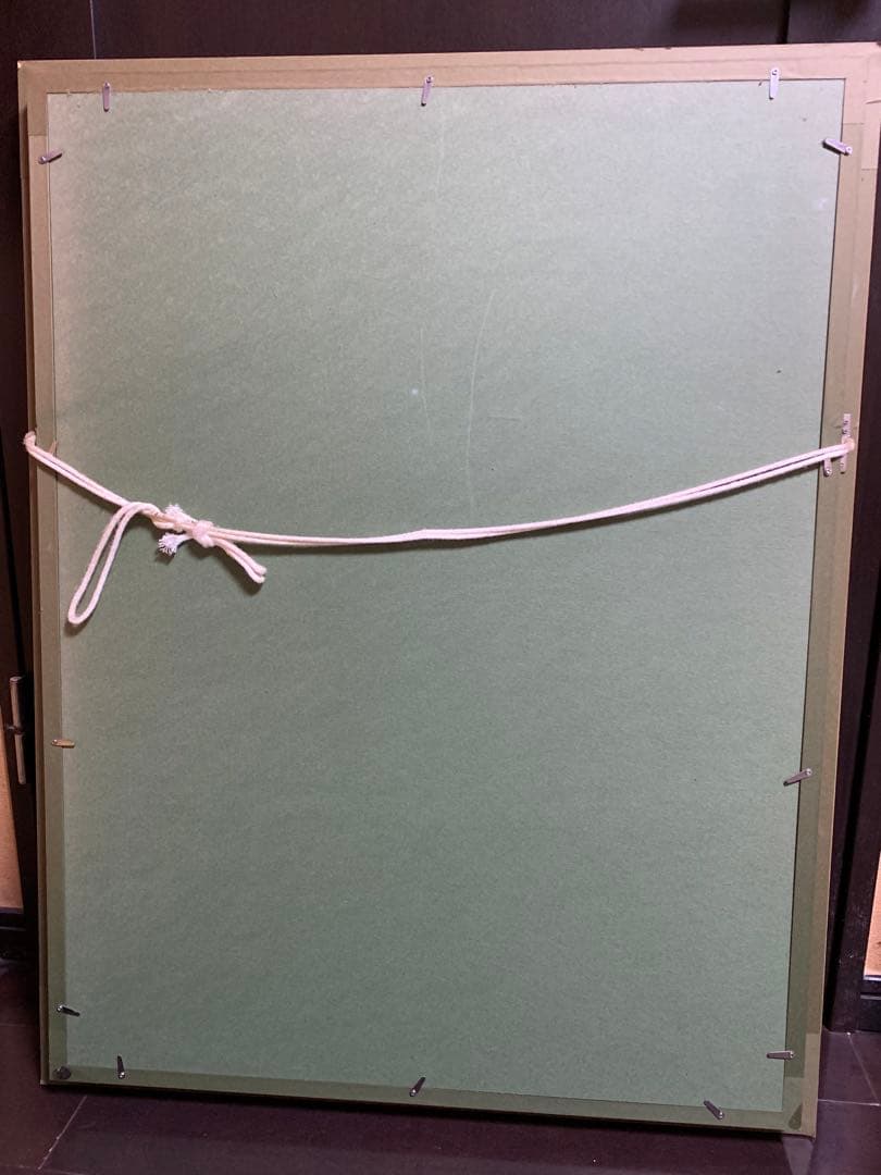 バリの絵画　ウブド　花 　油絵