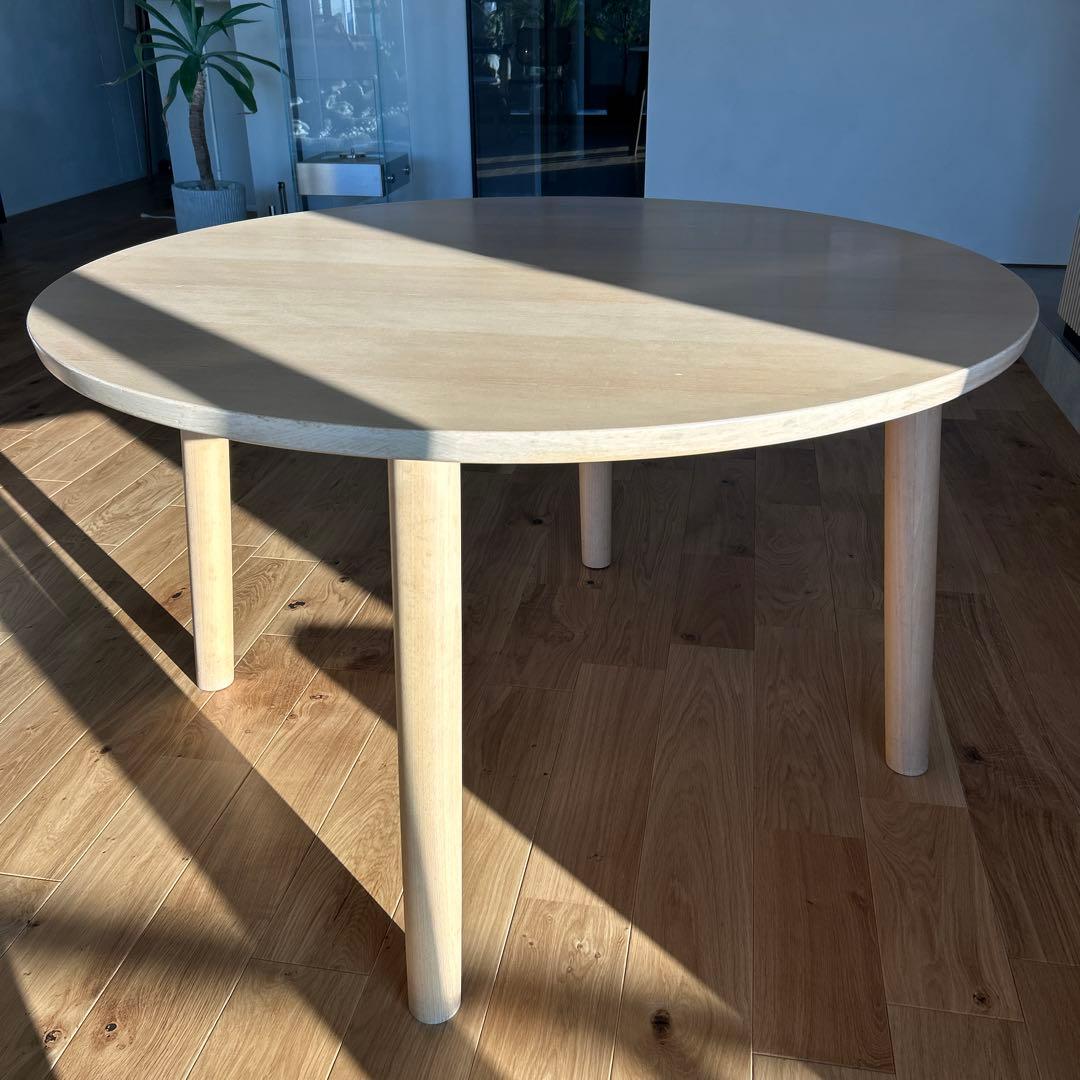 マルニ木工　HIROSHIMAラウンドテーブル120cm
