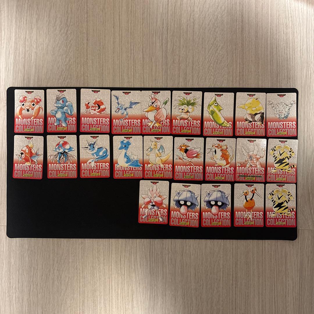 ポケモンカード カードダス 赤版緑版 114枚 カメックスタウンマップ他16枚