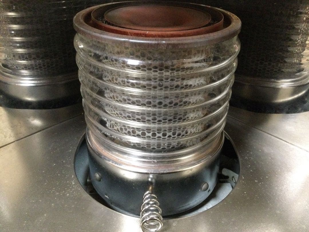 昭和レトロ TOSHIBA 石油ストーブ ハイピシャッター レッド L273