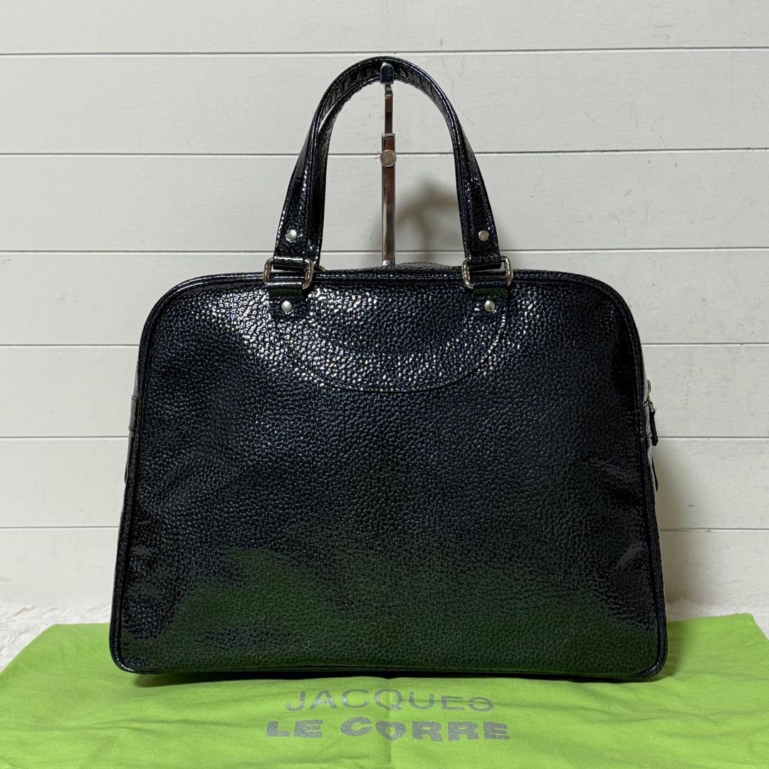 ⭐️新品未使用⭐️　ジャックルコー　リスボン　ハンドバッグ　エナメル　ユニセックス