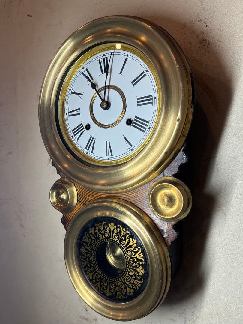 精工舎　ダルマ時計　柱時計　古時計　振り子　ゼンマイ　アンティーク時計　レトロ