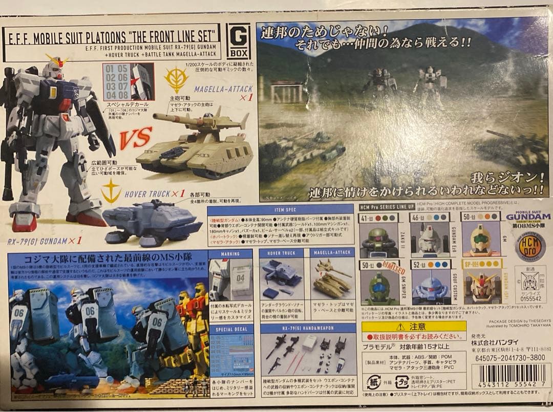 HCM pro 連邦軍MS小隊 最前線セット RX-79 陸戦型ガンダム