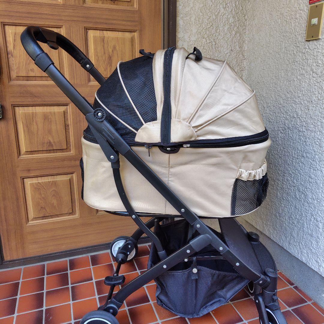 【タンスのゲン】3wayペットカート 分離式 小型犬 中型犬　折りたたみ