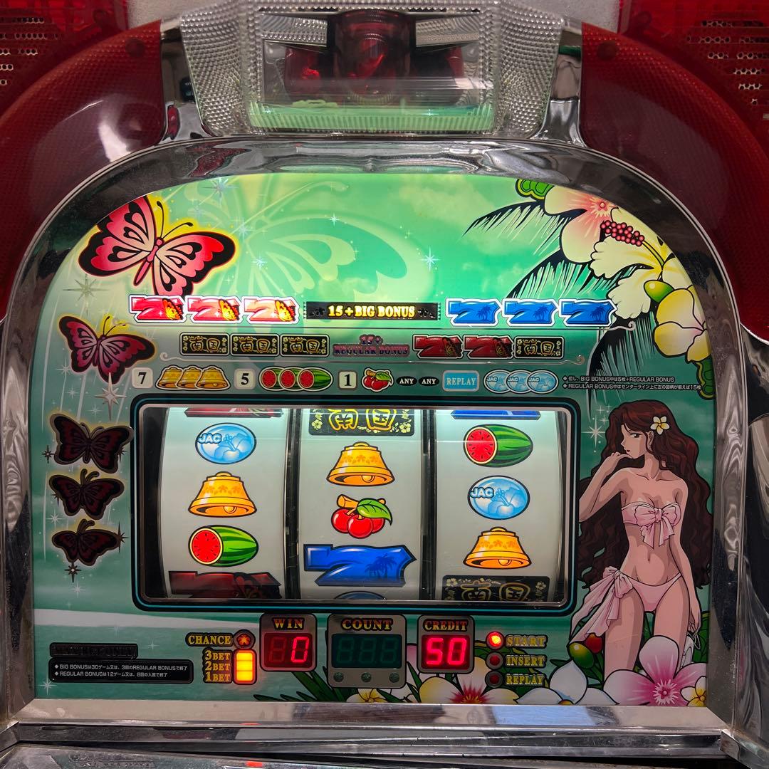 パチスロ オリンピア★南国育ち25【不要機付き】４号機・レア・人気