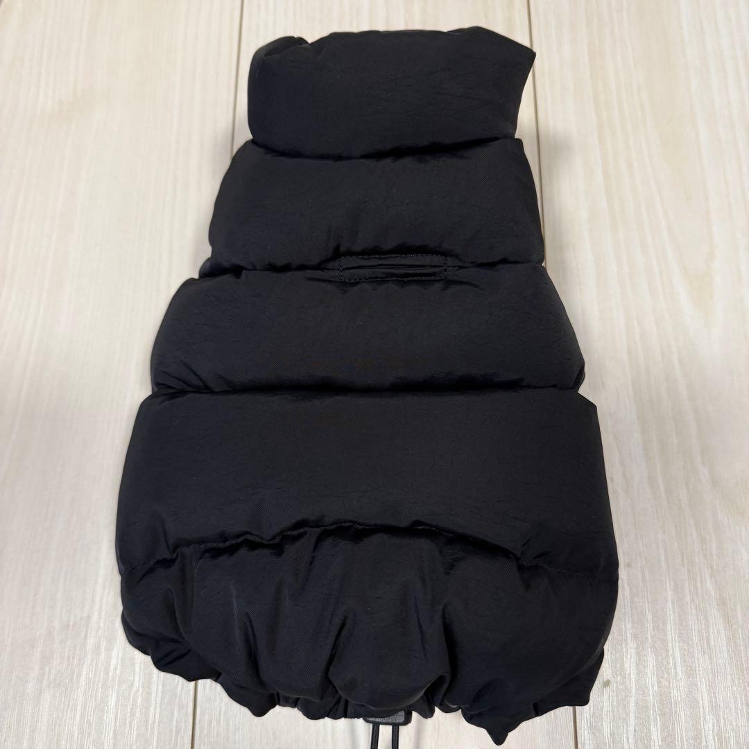 small stuff 小型犬用 黒 ダウンジャケット