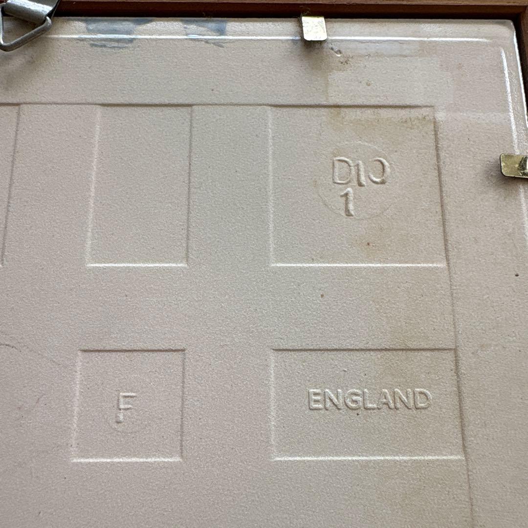 アンティーク　イギリス製　ピルキントン社　マジョリカタイル アールヌーボー