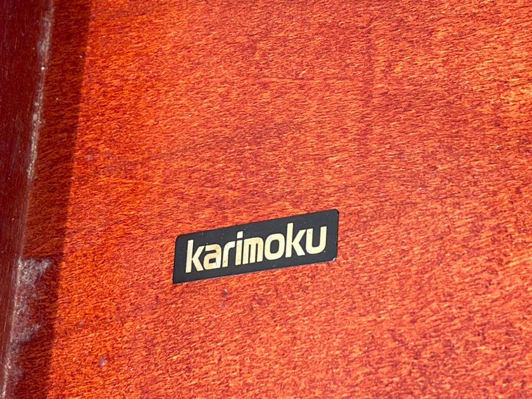 4人掛 カリモク オーバルテーブル