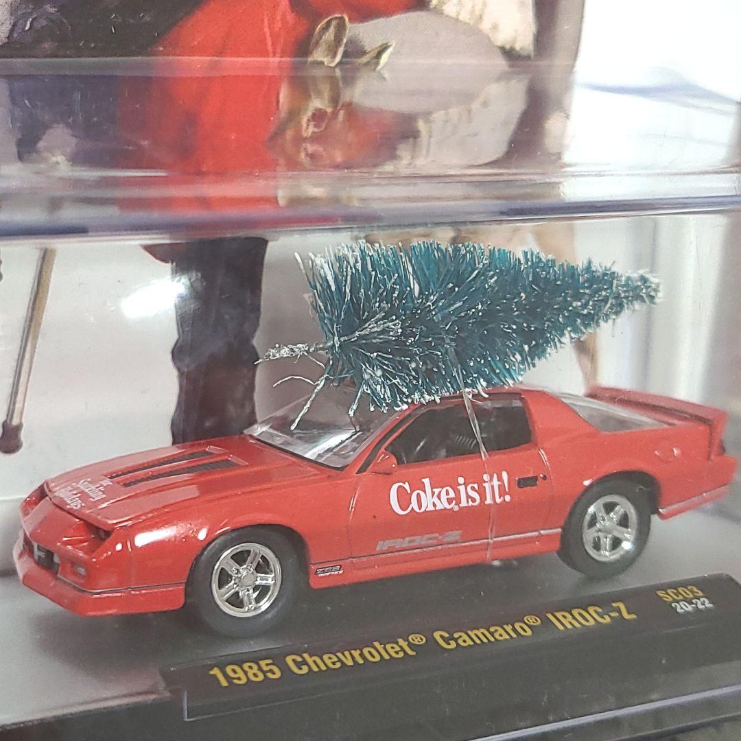 M2マシーン　コカ・コーラ　クリスマス　シボレー　3rd　カマロ 1/64