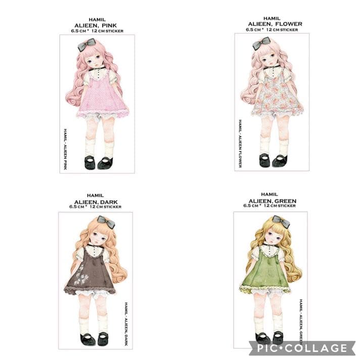 No.10【送料別】hamil ハミル ステッカー 12枚セット