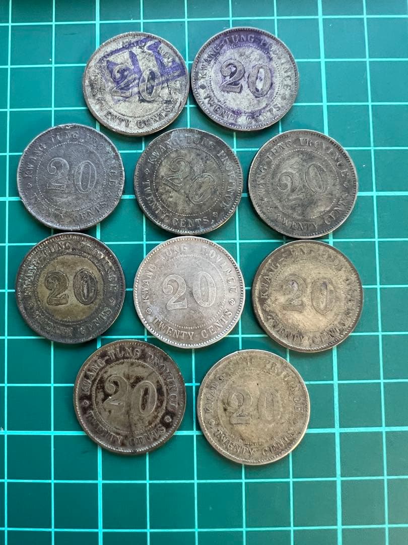 外国銀貨　中国銀幣　20C銀貨 10枚まとめロット