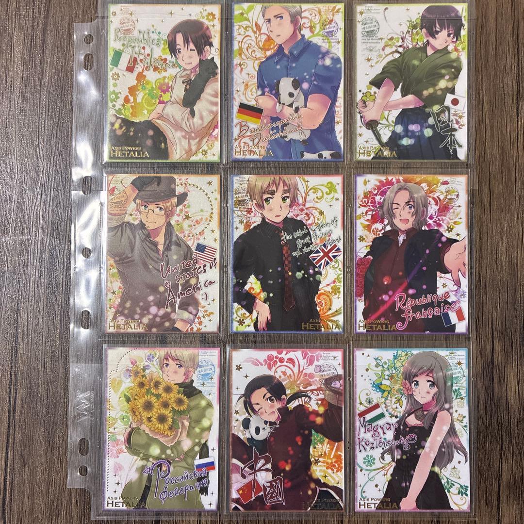 ヘタリア トレーディングカード トレカ 初版 バインダーセット