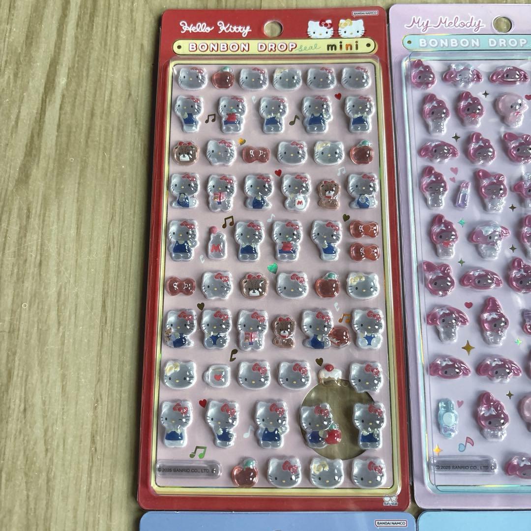 ❤️正規品❤️新品未使用❤️ボンボンドロップシール ミニ サンリオ 6枚セット
